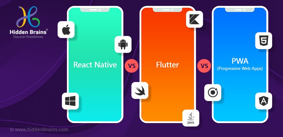 React Native vs Flutter vs Progressive Web Apps