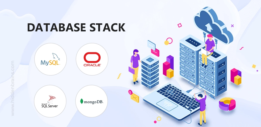 Databases used in tech stack