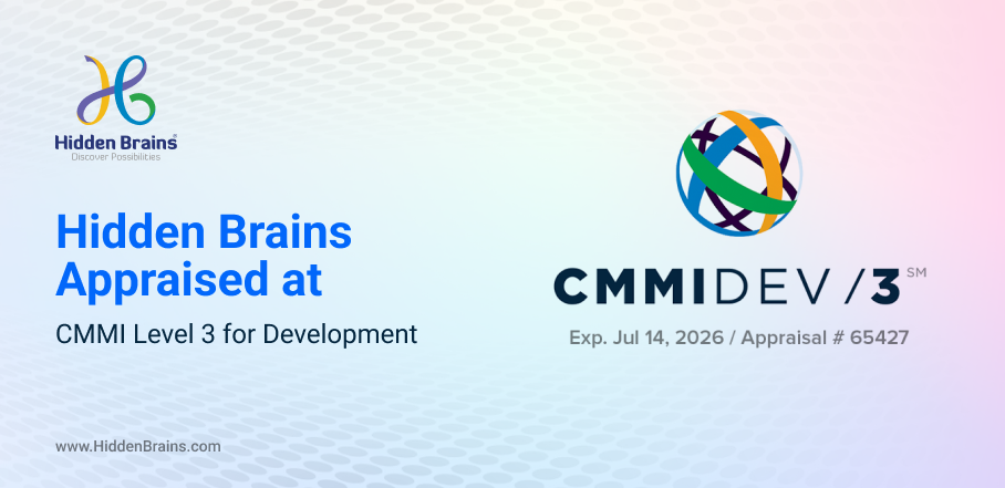 Hidden Brains CMMI Level 3 Certification