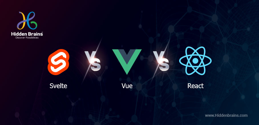 Difference between Svelte, Vue and React